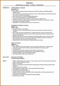 Medical Biller Resume