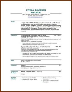 Modern Nursing Resume Template