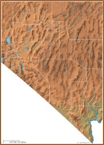 Nevada Topographic Map