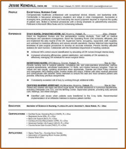 New Graduate Nurse Resume Template