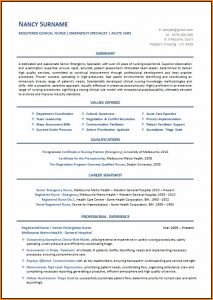 Nursing Resume Templates Australia