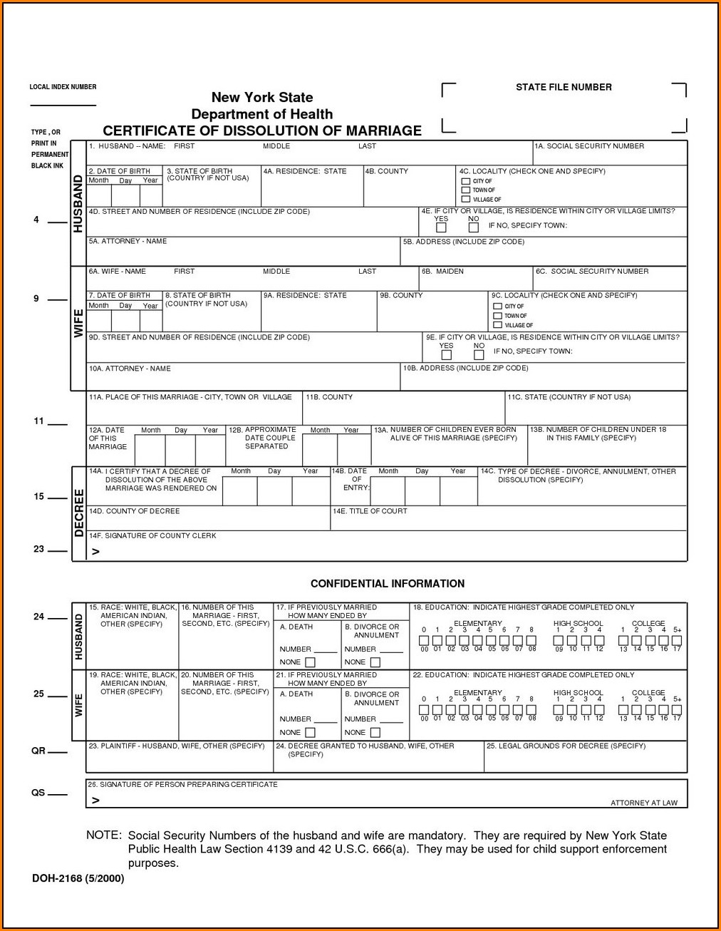 Nys Divorce Forms