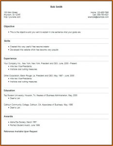 Online Resume Builder Free Download