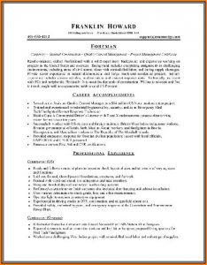 Online Resume Maker For Job