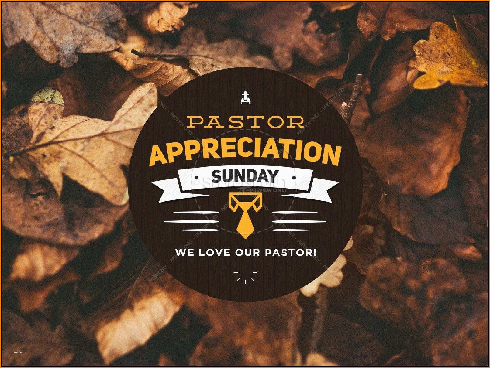 Pastor Appreciation Day Program Template