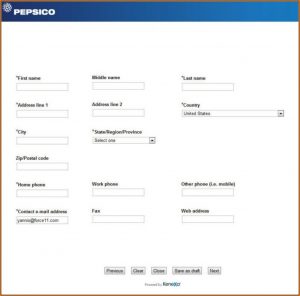 Pepsico Job Application