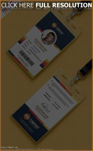 Pvc Id Card Design Template