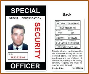 Pvc Id Card Template Psd