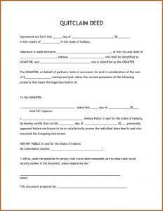 Quit Claim Deed Form Michigan Macomb County