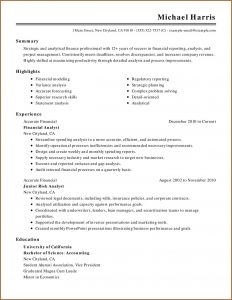 Resume Templates For Microsoft Word