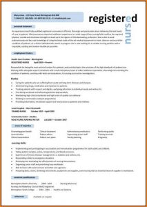 Rn Resume Template Free