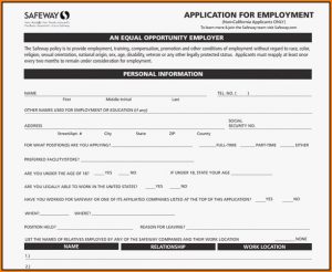 Safeway Jobs Application