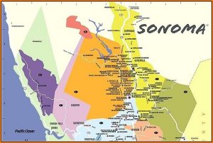 Sonoma County Winery Map
