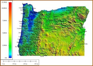 Topo Map Of Oregon