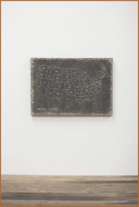 United States Map Canvas Wall Art