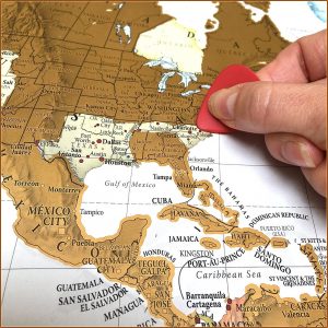 United States Wall Map Cork Board