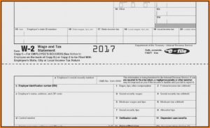 W2 Fillable Form