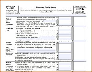 2014 Tax Forms 1040a
