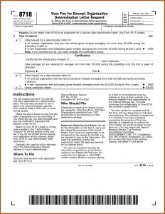 501c3 Form Download