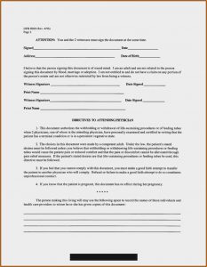 Advance Healthcare Directive Form California Spanish