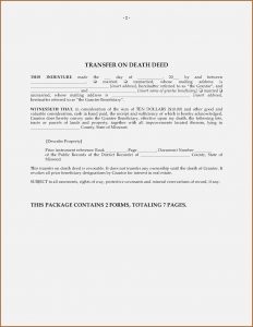 Arizona Beneficiary Deed Form
