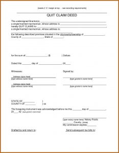 Arizona Quit Claim Deed Form Pdf