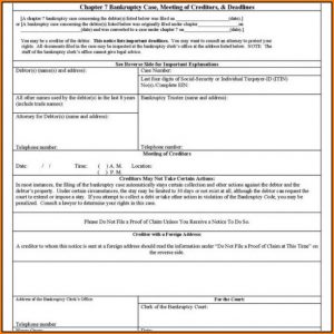 Bankruptcy Chapter 7 Forms Illinois