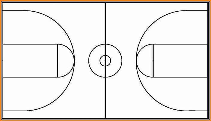 Basketball Court Design Template
