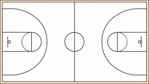 Basketball Court Template Pdf