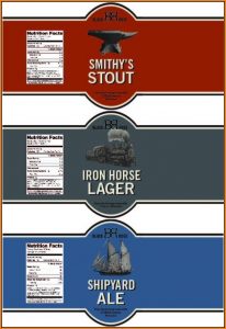 Beer Bottle Label Template