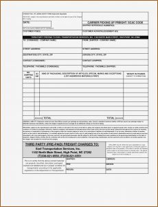 Bill Of Lading Short Form Template Word