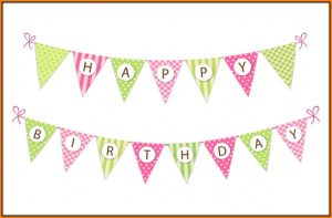 Birthday Banner Template Free Download