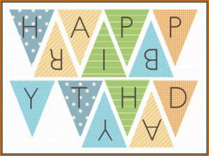 Birthday Banner Template Printable