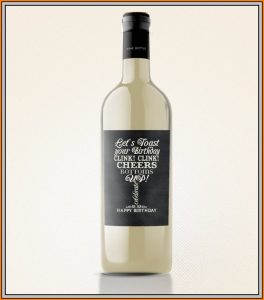 Birthday Wine Label Template Free