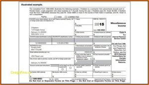 Blank 1099 Form 2018 Printable