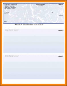 Blank Business Check Template