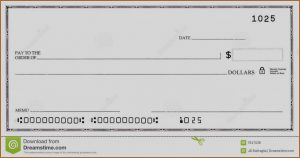 Blank Business Check Template Word