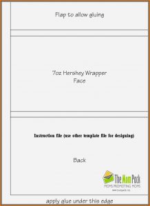 Blank Candy Bar Wrapper Template For Word