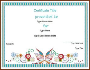 Blank Certificate Template Design