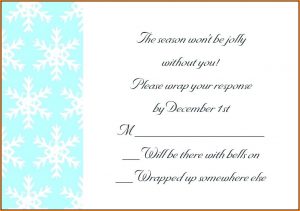 Blank Farewell Invitation Template