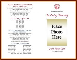 Blank Funeral Program Template Free