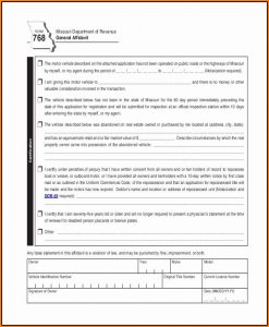 Blank Lien Waiver Form Missouri