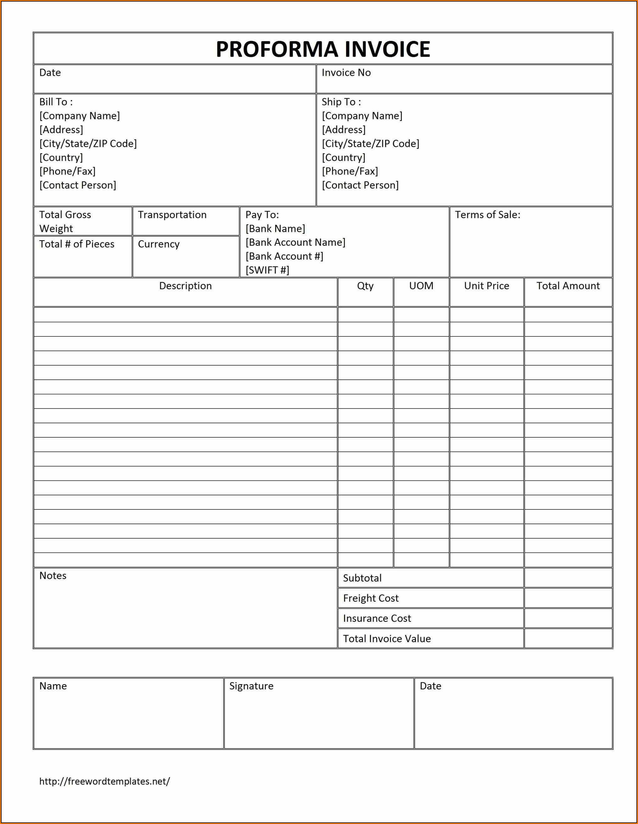 Blank Pay Stub Template Excel
