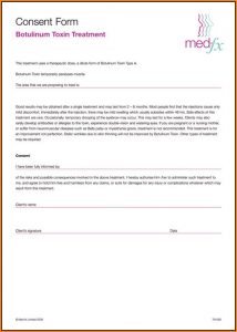 Botox Consent Form Allergan