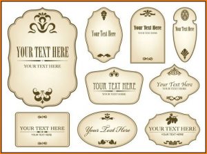 Bottle Label Templates