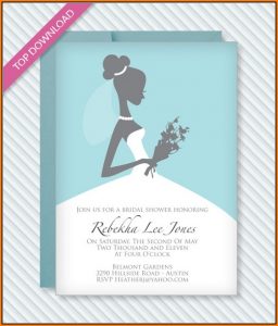 Bridal Shower Invitation Template
