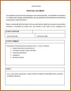 Business Proposal Template Free Download