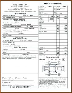 Car Rental Agreement Form Philippines