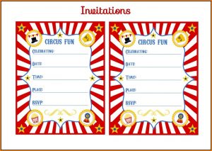 Carnival Ticket Invitation Template Free