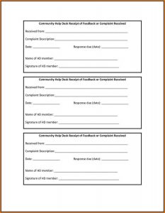 Cash Receipt Book Template